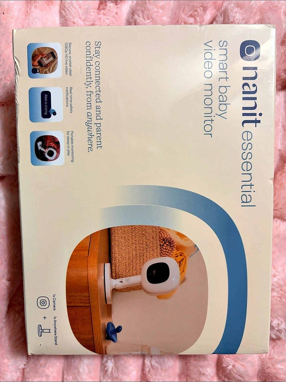 nanit Smart Essentials Smart Baby Video Monitor NWT